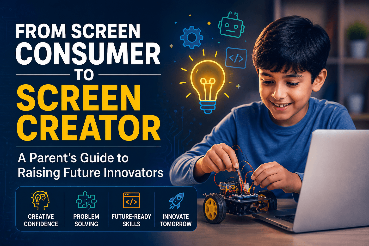 Screen to Creator: A Parent's Guide to Raising Future Innovators